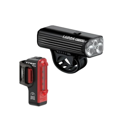 Lezyne Macro 1300XL/Strip Drive PRO Light Combo