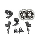 SRAM Red eTap AXS 2x HRD Flat Mount 2P Groupset (Includes; Shifters / FD RD / Batteries / Charger / 6-bolt rotors)