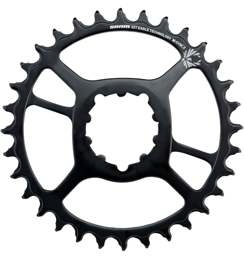 SRAM Chainring X-SYNC 2 Steel Direct Mount 3mm offset Boost Black