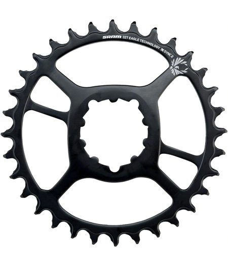 SRAM Chainring X-SYNC 2 Steel Direct Mount 3mm offset Boost Black