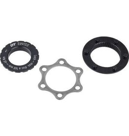 DT Swiss Center Lock to 6-Bolt Disc Adaptor for 15mm and 20mm Thru Axle