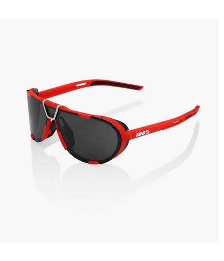 100% Westcraft Soft Tact Red Black Mirror Lens