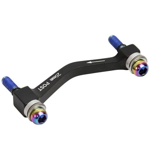 SRAM Post Bracket 20P Standard Post Mount Adaptor - Includes Bracket and Stainless Steel Rainbow Bolts