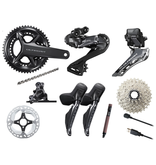 Shimano Ultegra R8100 Di2 12 Speed Disc Groupset w/- 172.5mm cranks