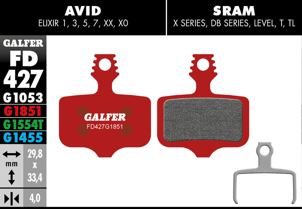 Top Brake Premium Brake Pads For Sram Level & Elixir Brakes India