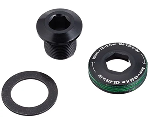 Crank Arm Bolt M15/M26 Alloy Self-Extracting GXP Black Qty 1