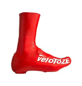 Velotoze Velotoze Tall Red cycling over Shoe covers