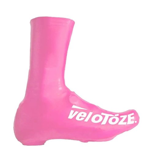 Velotoze Velotoze Tall Pink cycling over shoe covers