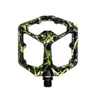 Crankbrothers Stamp 7 Flat Pedal Limited Edition SPLATTER PAINT LIME GREEN