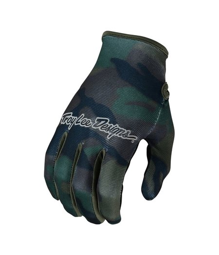 Troy Lee Designs Flowline Glove Brushed Camo Army