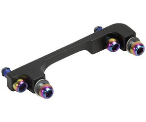 Post Bracket 40P Front 200mm Rear 180mm Stainless Steel Rainbow Bolts