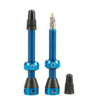 tubolight Tubeless Valve Pair Blue 50mm