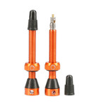 tubolight Tubeless Valve Pair Orange 50mm