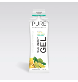 Pure Fluid Energy Gel 50g - Lemon Lime w/30mg Caffeine
