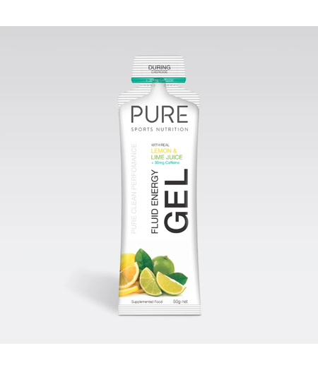 Pure Fluid Energy Gel 50g - Lemon Lime Caffeine