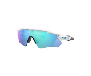 Radar EV Path Polished White/ Prizm Sapphire