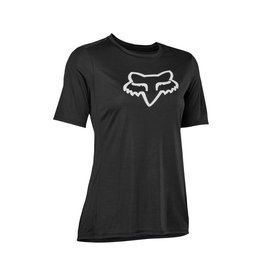 FOX Racing Apparel Womens Ranger Short Sleeve Foxhead Jersey Black