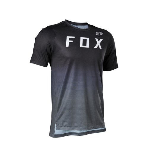 FOX Racing Apparel Mens Flexair Short Sleeve Jersey Black