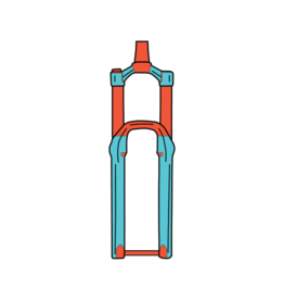 Ride Wrap RockShox ZEB // RideWrap Tailorder Protection fork kit - MY2020-2023+