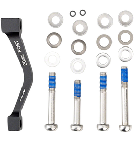 SRAM SRAM / Avid 20mm Post-Mount Disc Caliper to Post Mount Frame/Fork Adaptor with Stainless Bolts Kits for Regular and CPS
