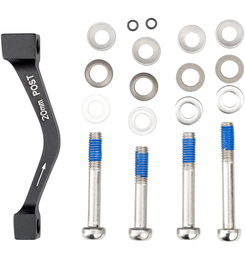 SRAM / Avid 20mm Post-Mount Disc Caliper to Post Mount Frame/Fork Adaptor with Stainless Bolts Kits for Regular and CPS