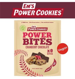 Em’s Power Cookies Cranberry Chocolate Power Bites - 240g - 8 Pack