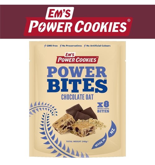 Em’s Power Cookies Oat Chocolate Power Bites - 240g - 8 Pack