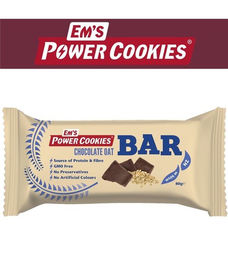 Em’s Power Cookies Oat Chocolate Bar - 80g