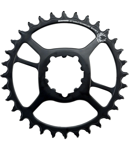 SRAM X-Sync 2 Eagle Steel Direct Mount Chainring 34T 6mm Offset