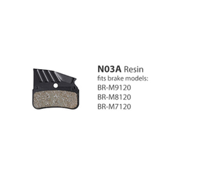 BR-M9120 Resin Pad w/fin & Spring w/split Pin N03A-RF