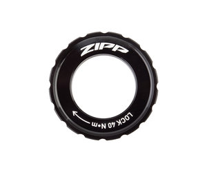 Hub Centerlock Disc Lockring Black Zipp Logo 160mm+ Rotor Size