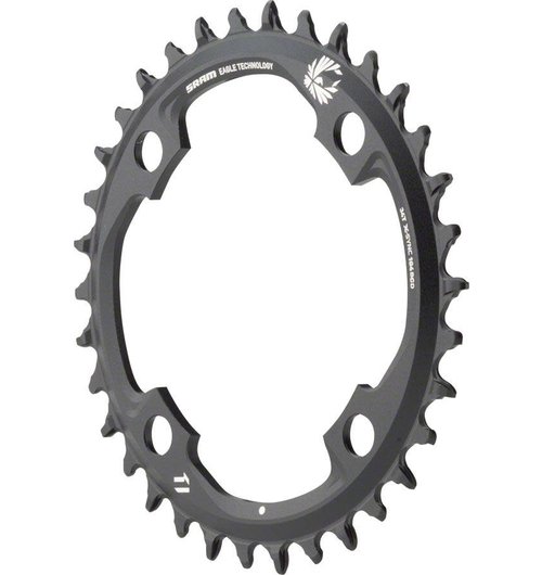 SRAM Chainring X-Sync 2 34 Tooth 104 BCD Alloy 1x 12-Speed Black
