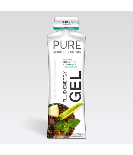 Pure Fluid Energy Gel 50g - Cola + Caffeine