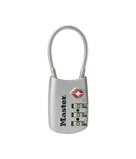 Master Lock Travel / Helmet Lock 4688D Set Your Own Combination Luggage Lock, 1 Pack, TSA Approved