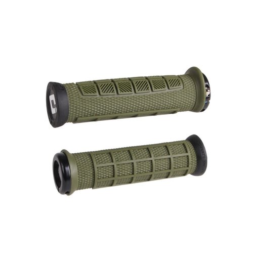 ODI Elite PRO Lock On MTB Grips V2.1 135mm Army Green/Black