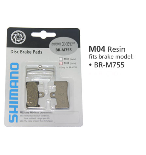 Shimano BR-M755 Resin Pads & Spring M04