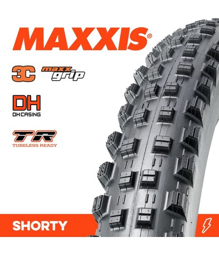 Maxxis Shorty 27.5 x 2.40wt 3C Grip DH TR Fold 60x2tpi