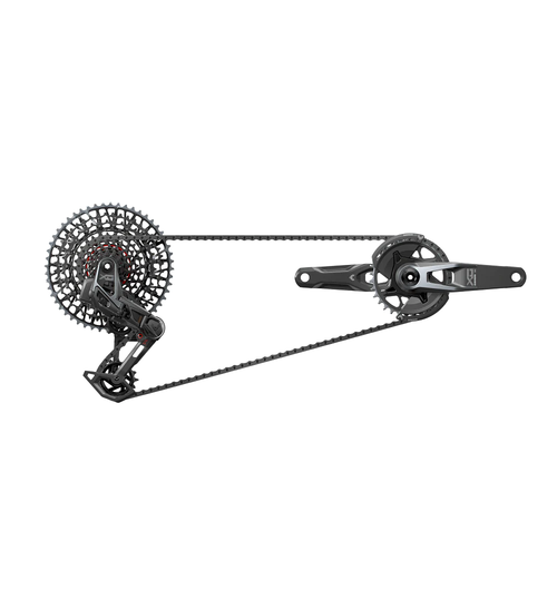 SRAM X0 T-Type Eagle Transmission AXS Groupset w/170mm Cranks (Rear Derailleur, Shifter, Chain, Cassette, Crank w/Battery/Charger)