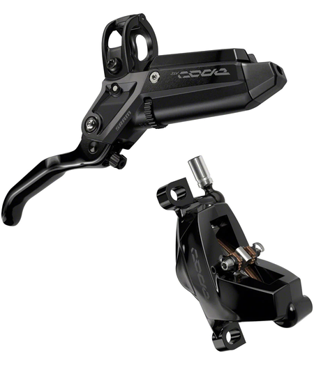 SRAM Disc Brake Code Silver Stealth 4 Piston - Aluminum Lever, Stainless Hardware, Post Mount