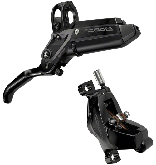 SRAM Disc Brake Code Silver Stealth 4 Piston - Aluminum Lever, Stainless Hardware, Post Mount