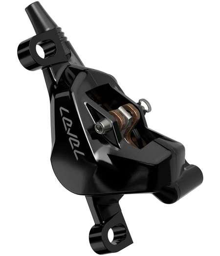 SRAM Disc Brake Level Silver Stealth 2 Piston -  Aluminum Lever, Stainless Hardware, Post Mount