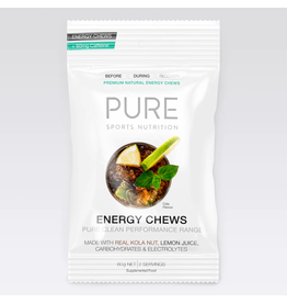 Pure Energy Chews Cola + Caffeine Flavour - 60g sachet (2 serves)
