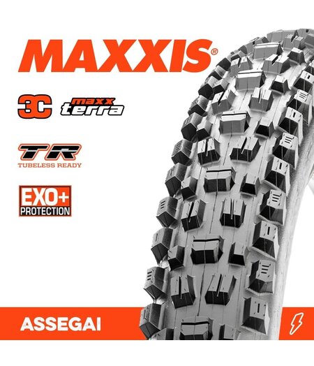 Maxxis Assegai - 29 x 2.60 3C Terra EXO+ TR Folding 60 TPI