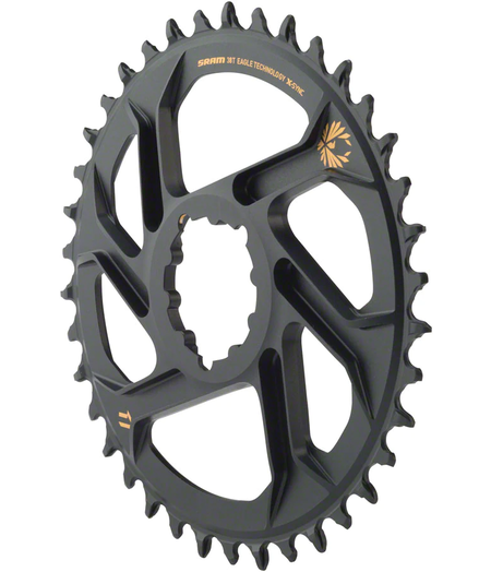 SRAM Chainring X-Sync 2 Eagle 32T Direct Mount 6mm Offset 1x12 Gold