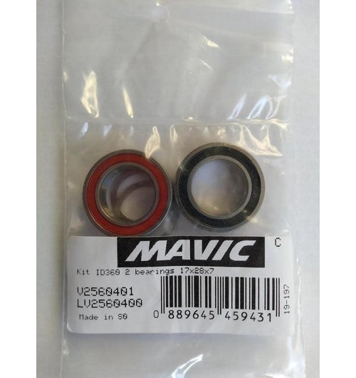 ID360 Bearing Kit 17x28x7mm (includes qty: 2 bearings)