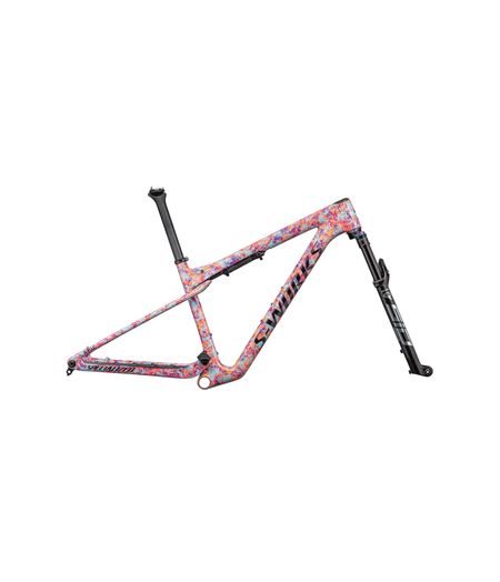 Specialized S-Works Epic World Cup Frameset Gloss Lagoon Blue / Purple Orchid / Blaze Impasto, size Small only.!