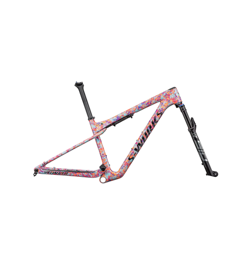 Specialized S-Works Epic World Cup Frameset Gloss Lagoon Blue / Purple Orchid / Blaze Impasto, size Small only.!