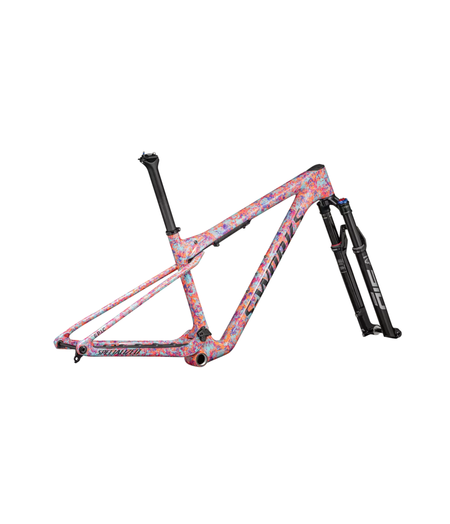 Specialized S-Works Epic World Cup Frameset Gloss Lagoon Blue / Purple Orchid / Blaze Impasto, size Small only.!