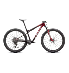 Specialized S-Works Epic World Cup Gloss Red Tint / Flake Silver Granite / Metallic White Silver