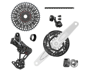 X0 Eagle T-Type eBike AXS Groupset - 104BCD 36T, Derailleur, Shifter, 10-52t Cassette, Clip-On Guard (*does NOT include crankarms*)